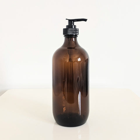 Pump Bottle - 500ml Amber